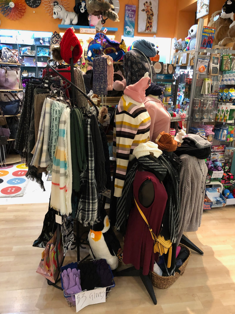 Women's clothing and scarves
