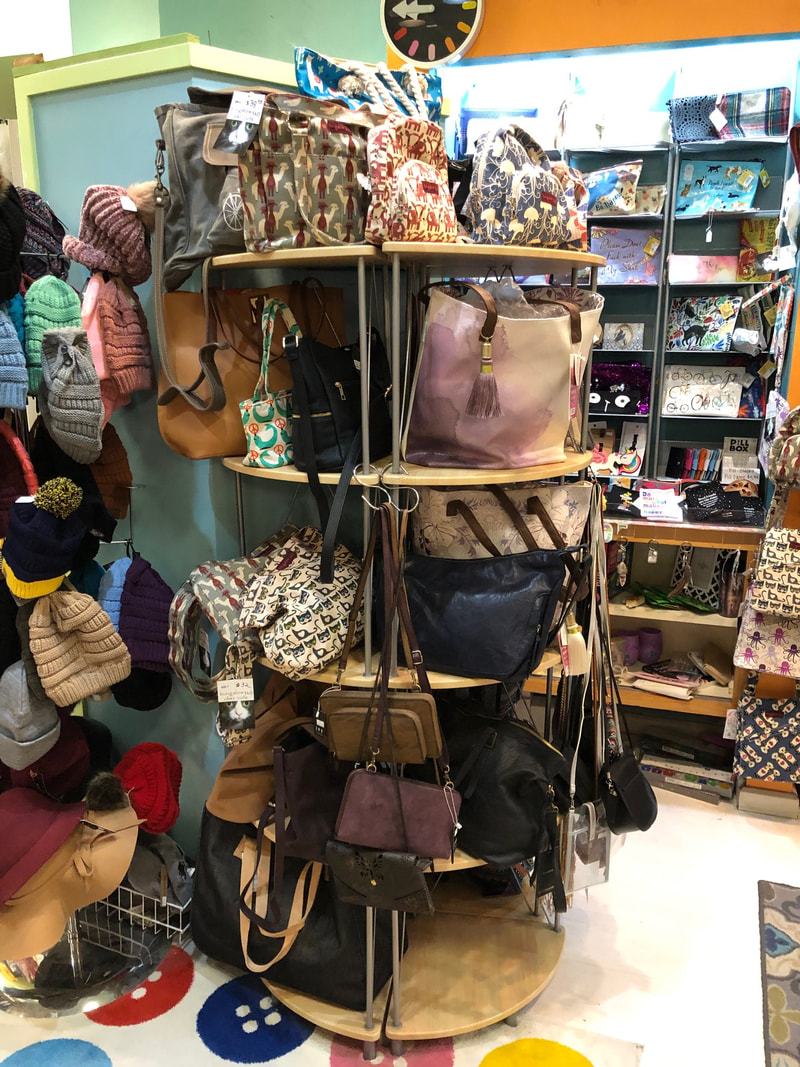 Purses and hats